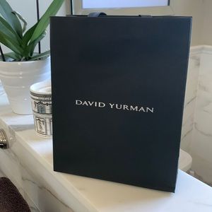 David Yurman brand new, black shopping bag.
